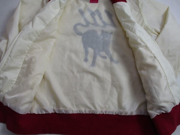 BC684[UU] Uniqlo lining attaching Logo embroidery breaker jacket woman .. tea 130