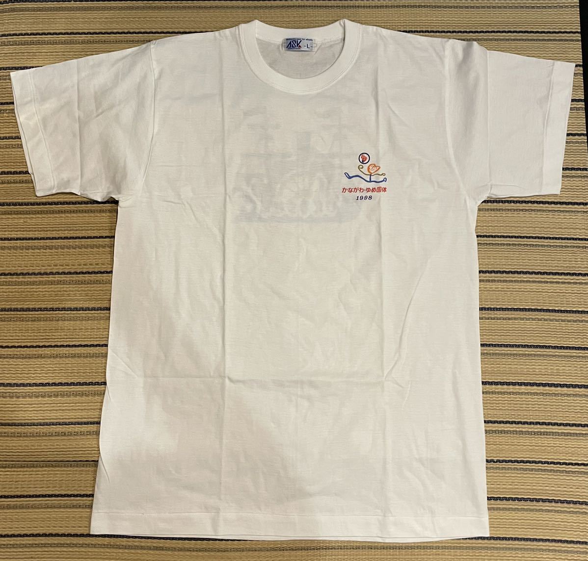 ビンテージ 古着 かながわ ゆめ 国体 横須賀 プリント Tシャツ シングルステッチ ビンテージ アメリカン スタイル スカジャン 神奈川_画像2