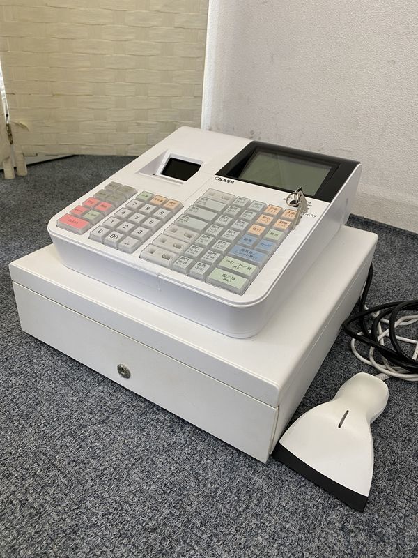交換無料! F23333G1500)CLOVER JET-670 電子レジスター クローバー