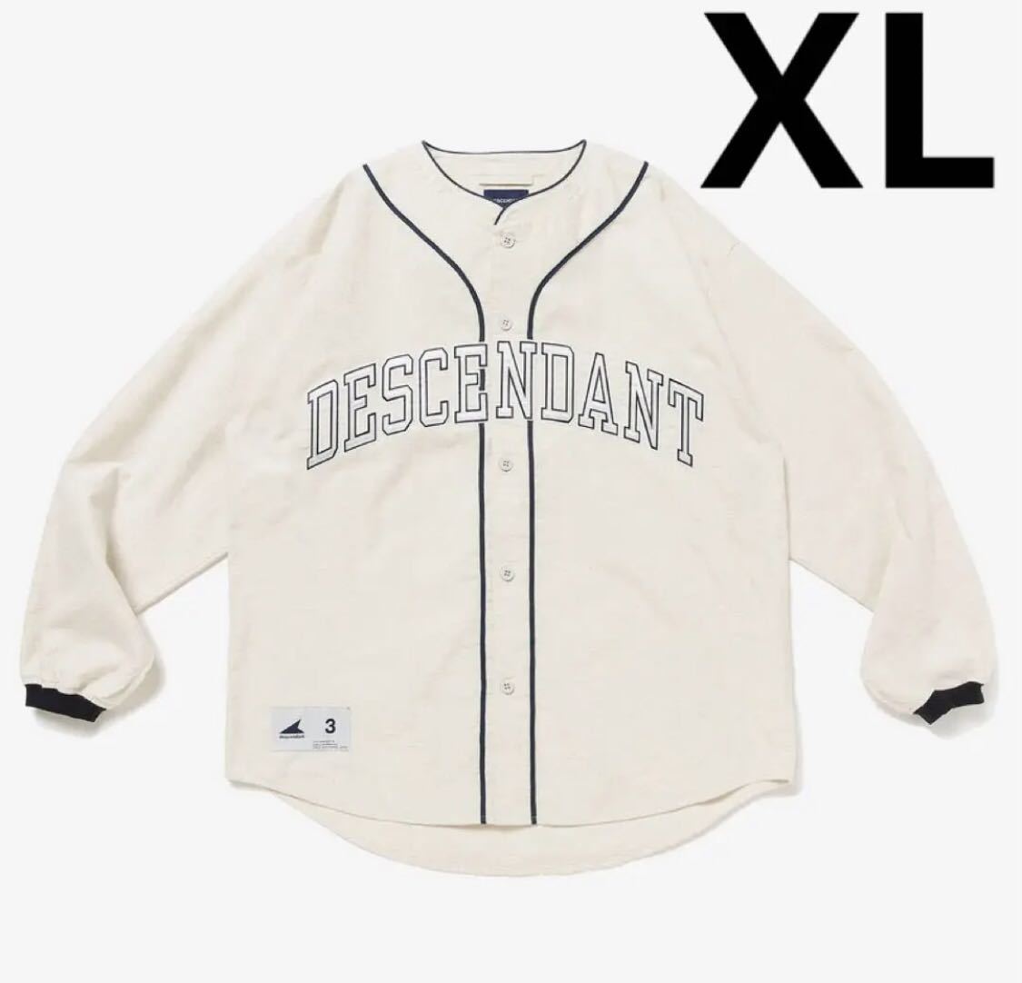 売れ筋】 BASEBALL BLEEK DESCENDANT 22aw LS ベースボールシャツ