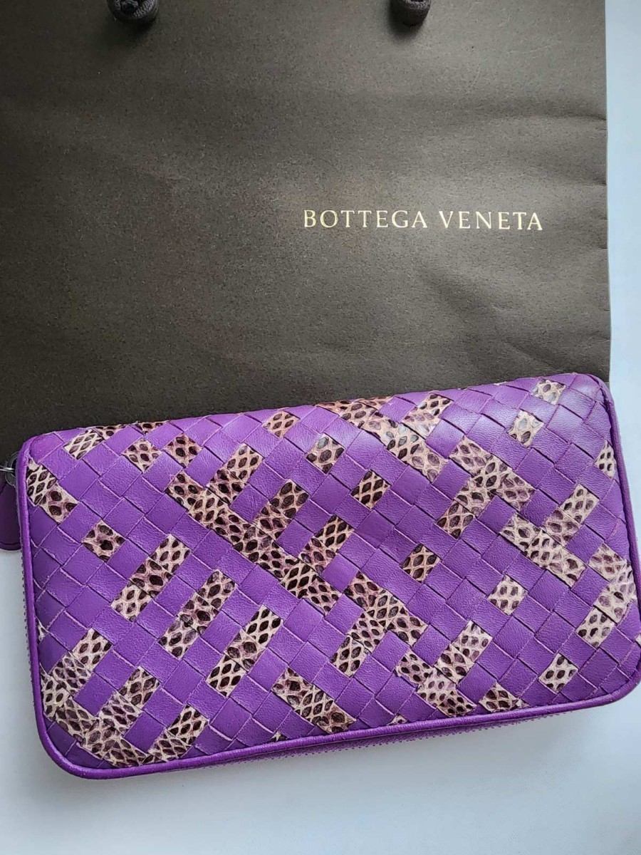 正規取扱店】 極美品 BOTTEGA VENETA 長財布 ボッテガヴェネタ 長財布