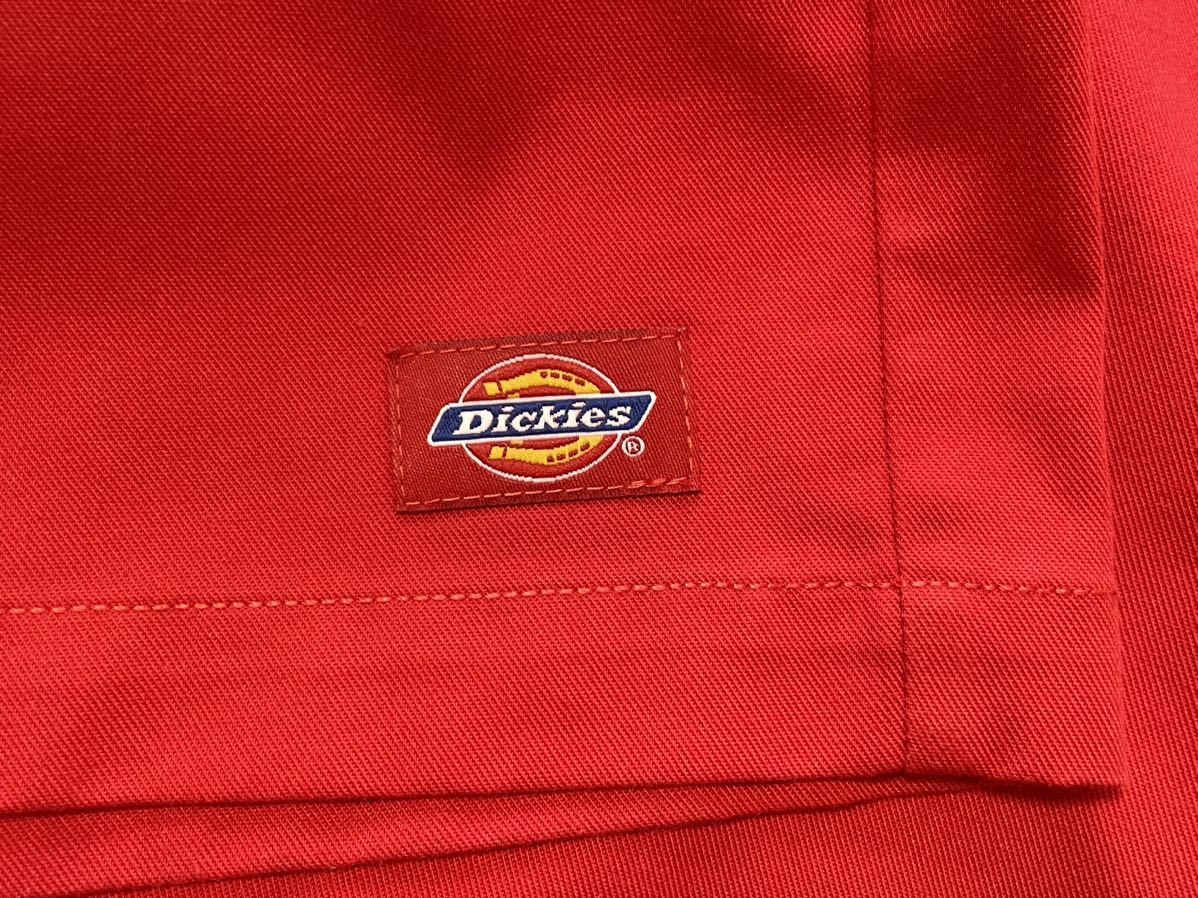 【Dickies】ディッキーズ・ハーフパンツ・赤 W34 インドネシア製・大きいサイズ 大きなサイズ ビッグサイズ_画像6