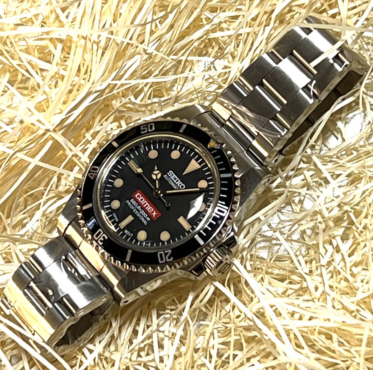 SEIKO MOD /3Sカスタム極み/ NH35搭載 /VINTAGE SUB HOMAGE SEIKO MOD /3Sカスタム極み/ NH35搭載 /VINTAGE SUB HOMAGE