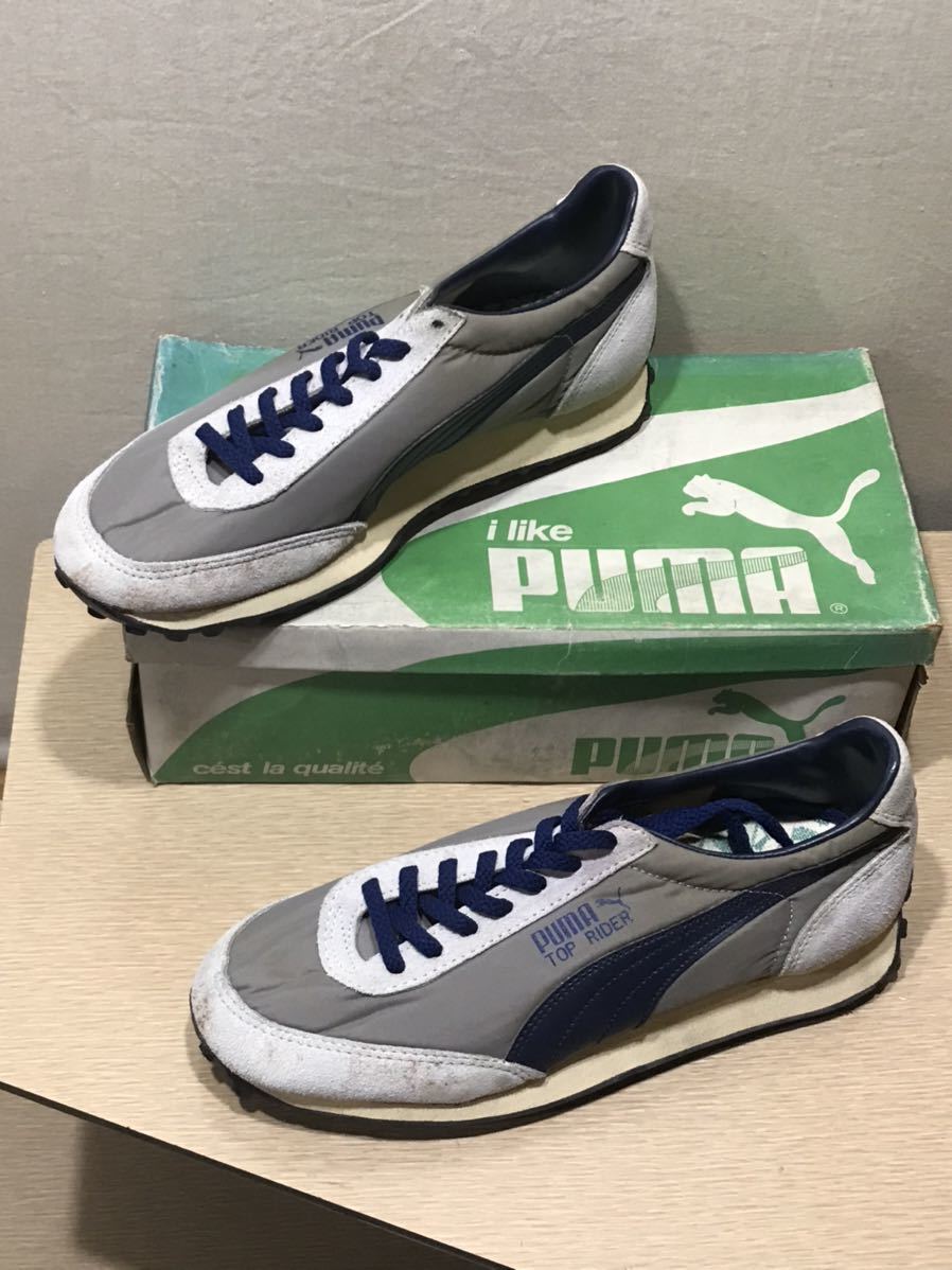 ラッピング不可】 80年代 PUMA ランニングシューズ デッドストック 箱