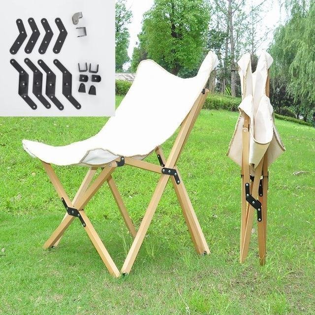 バタフライチェア用金具 アウトドアチェア用金具 ウッドチェア用金具