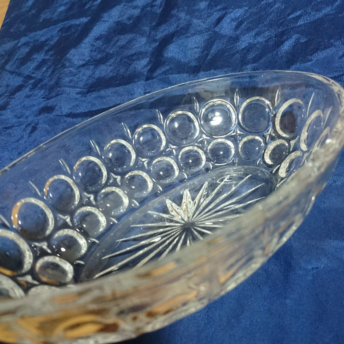 レトロガラスボール マツガオカ クリスタルガラス皿 4個セット