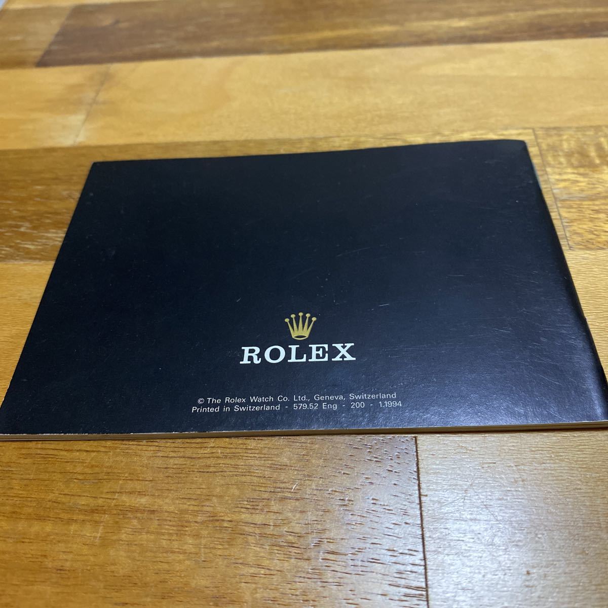 3286【希少必見】ロレックス オイスター冊子 取扱説明書 1994年度版 ROLEX 定形郵便94円可能_画像2