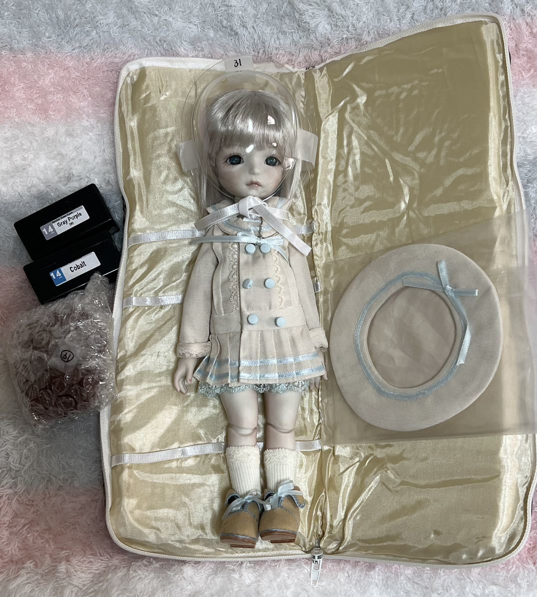 SOOM imda doll Bisque Modigli 2.6 デフォメイクあり　本体　imdadoll グラスアイ 14ミリ　ビスクドール imdaBisque_画像4