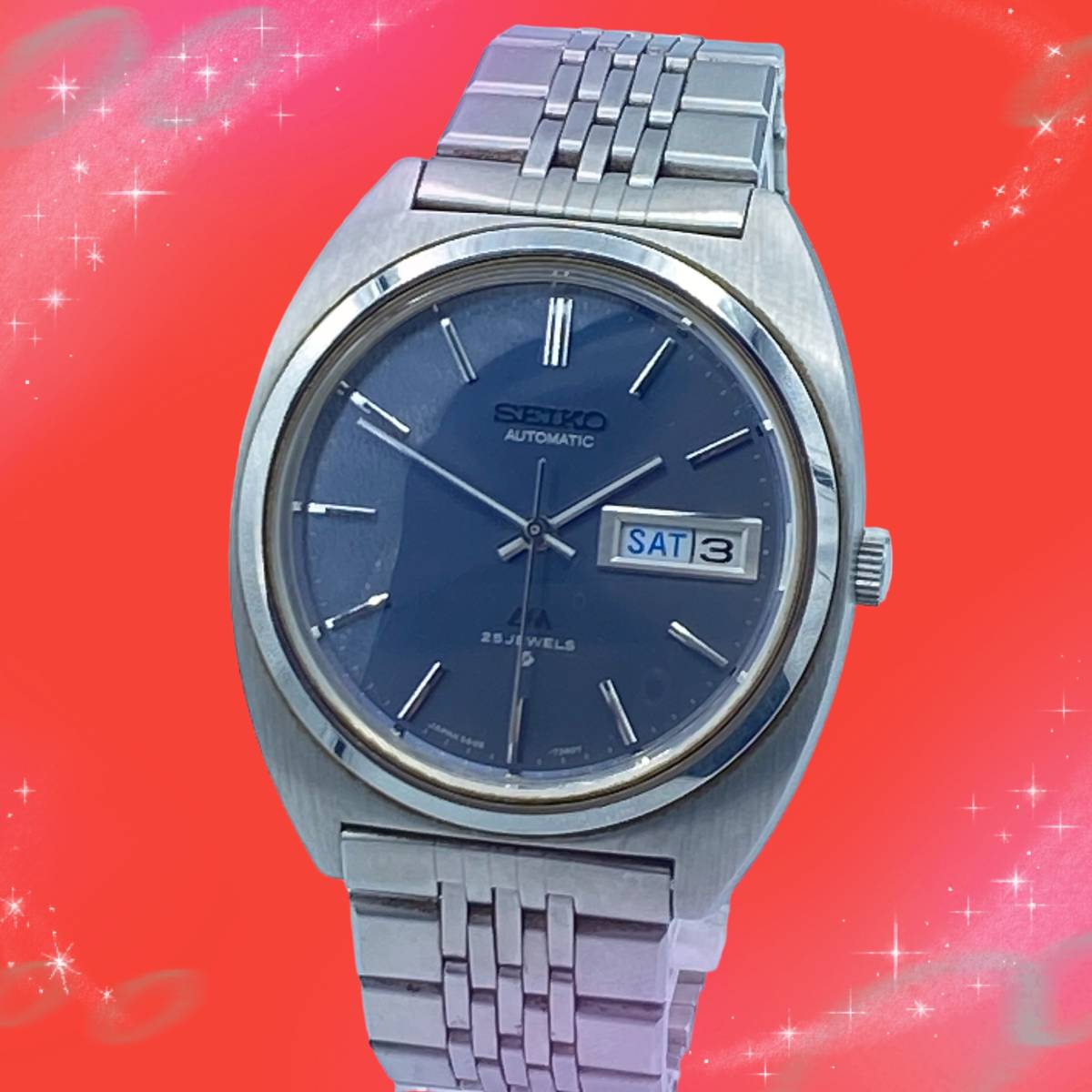 稼働品》 セイコー SEIKO ロードマチック LM 自動巻 AT 25石 25JEWELS