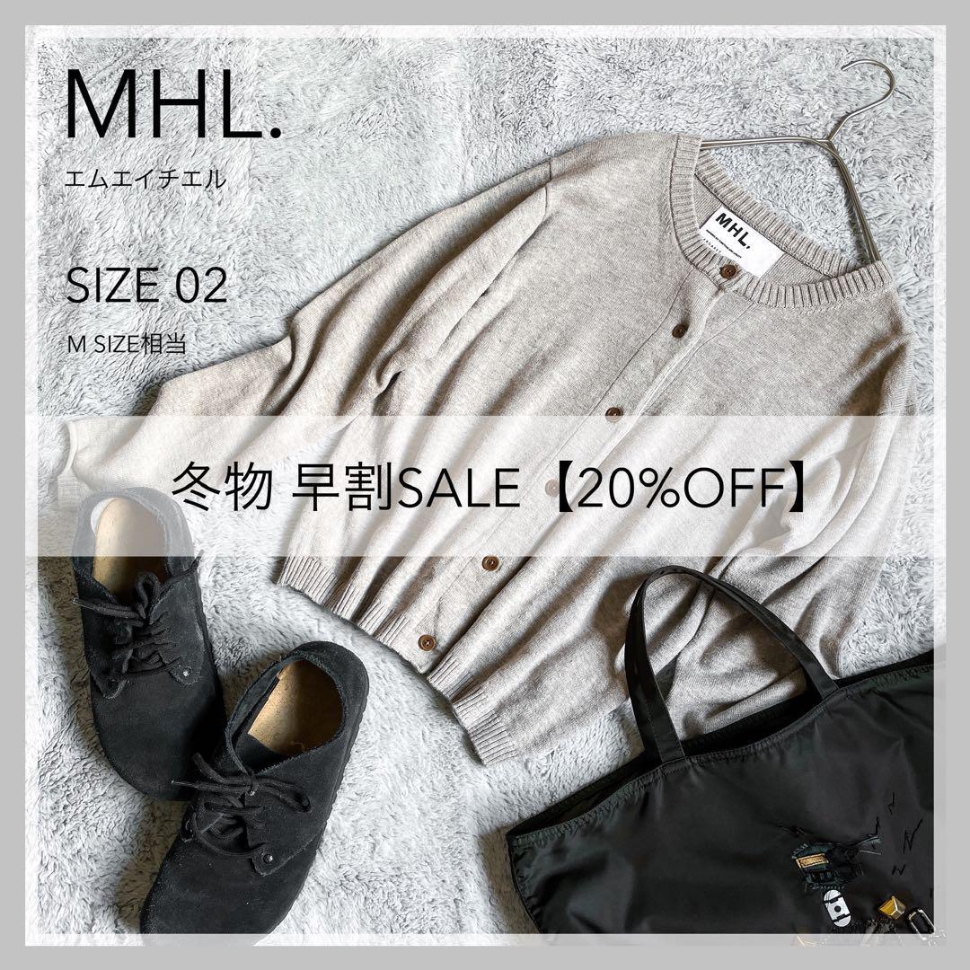 卸売 【MHL.】マーガレットハウエル コットンウール M相当 2 ニット