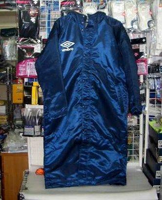  теплый UAA1010 Umbro длинный боа пальто темно-синий S~M* новый товар * блиц-цена 