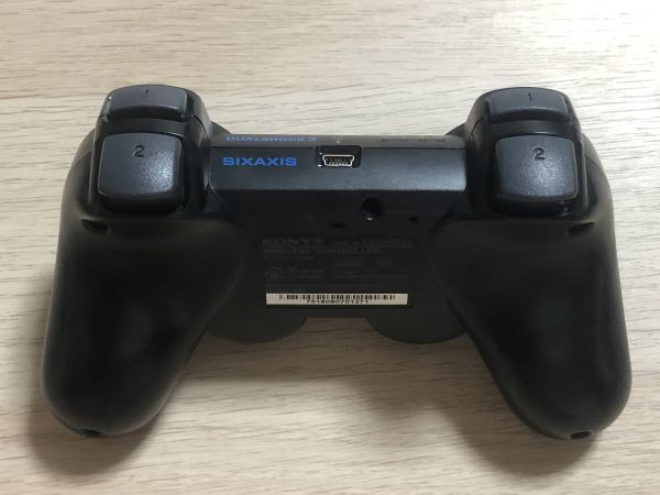 PS3 周辺機器 デュアルショック3 DUAL SHOCK SIXAXIS ワイヤレス コントローラー ブラック 【管理 15413】【B】_画像3