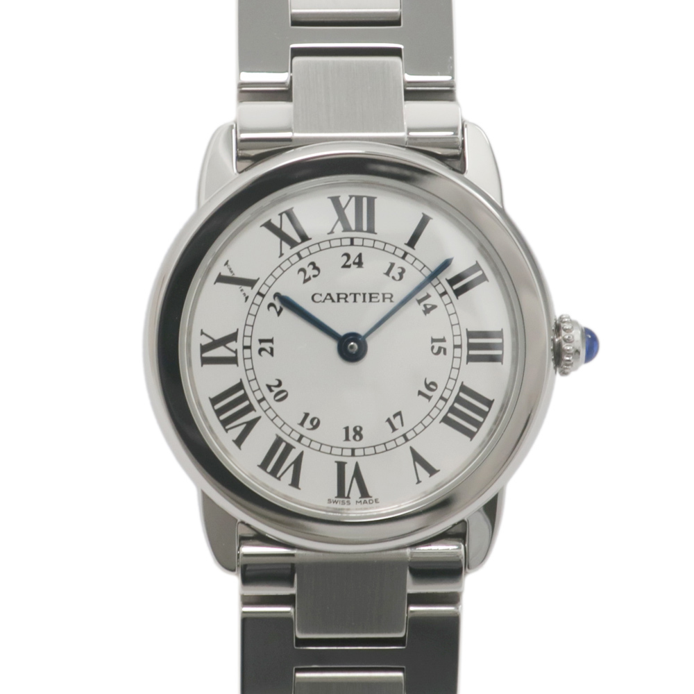 新品 SS W6701004 ロンドソロSM 【名東】カルティエ クオーツ 腕時計