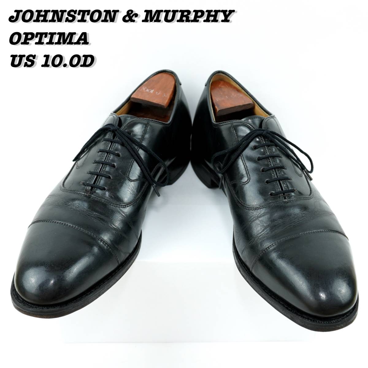 夏セール開催中 MAX80%OFF！ Johnston 1990年代 キャップトゥ オプティマ ジョンマー ジョンストンアンドマーフィー US10.0D 1990s Shoes Toe Cap OPTIMA Murphy & 28.0cm以上