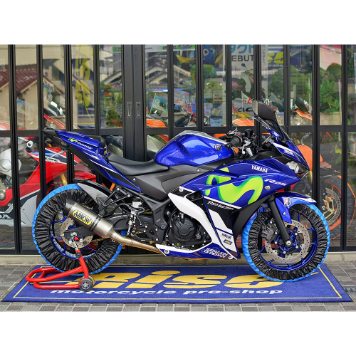 Rise(ライズ) バイク タイヤ保護カバー まもるくん 12インチ ブルー/ブラック 012123_画像2