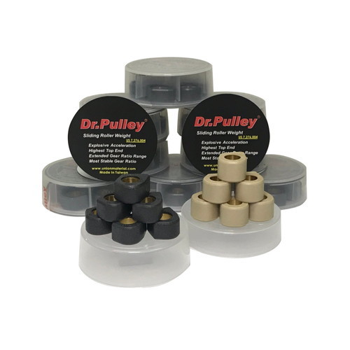 Dr.Pulley(ドクタープーリー) バイク ウエイトローラー スライディングウェイトローラー φ15×12 (6.5g) 6個セット ヤマハ系50_画像1