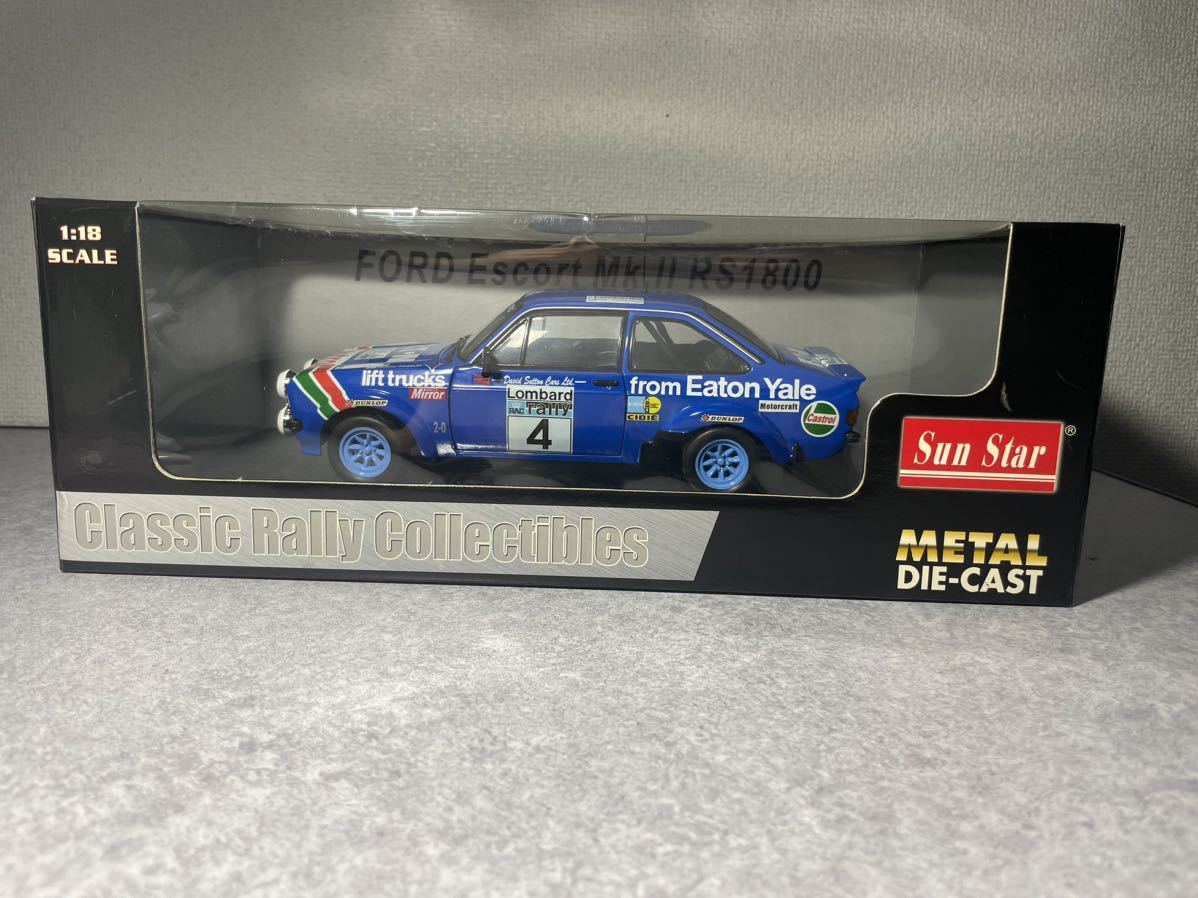 やや難あり】サンスター 1/18 #4437 フォード エスコート Ford Escort