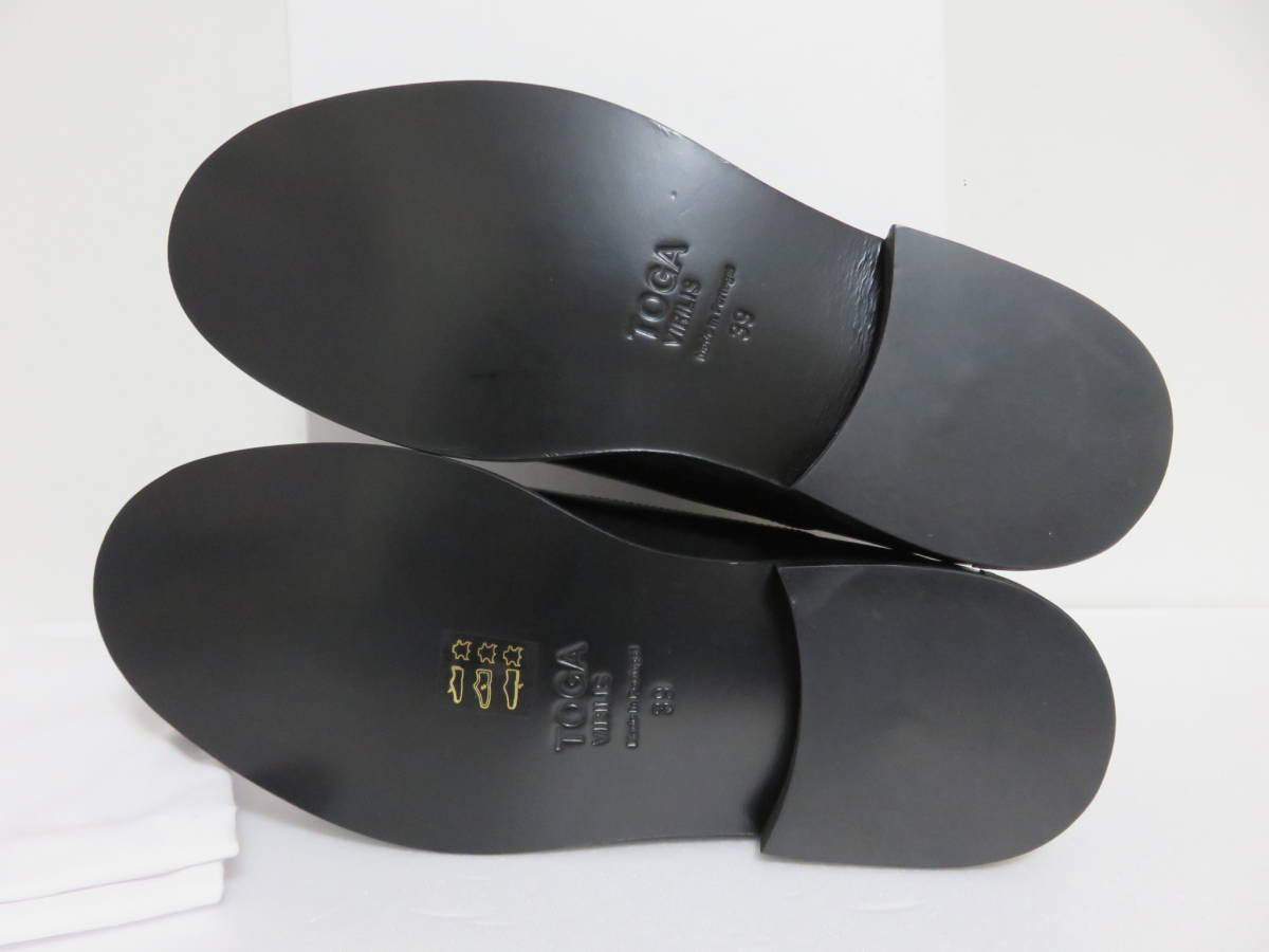  бесплатная доставка новый товар TOGA VIRILIS METAL DOUBLE MONK STRAP SHOES 39 черный Toga bi Release metal двойной monk туфли с ремешками 