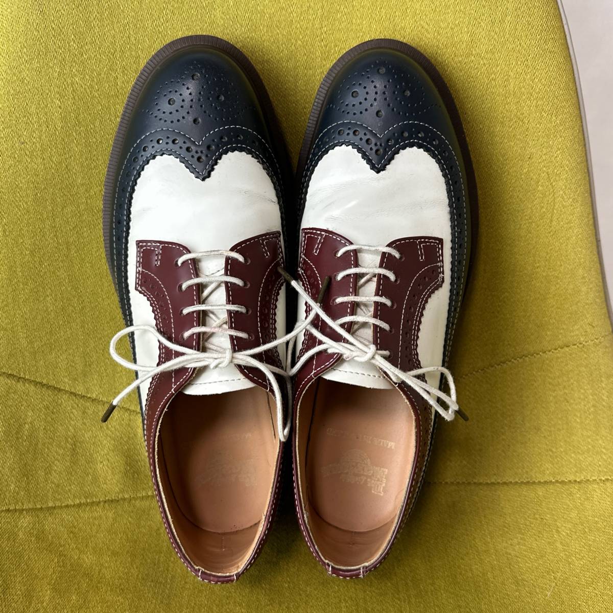 Dr.MARTENS ドクターマーチン 英国製 トリコロールカラー ウイング