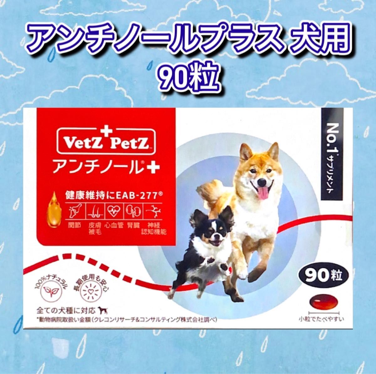 Vetz Petz アンチノール プラス 犬用 90粒×1箱|PayPayフリマ