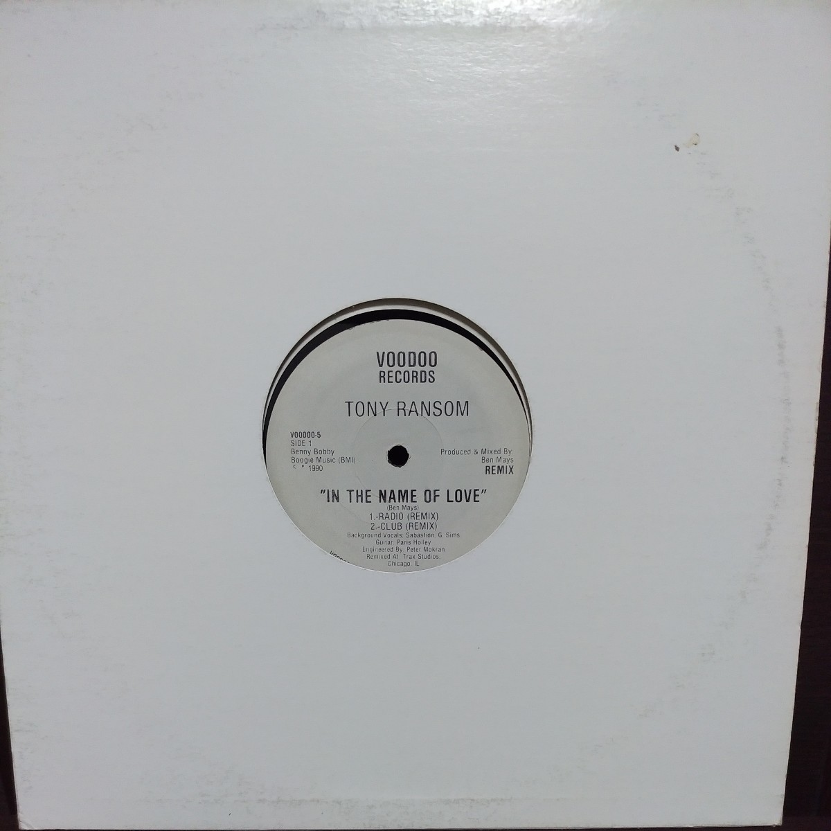 12inch US盤/TONY RANSOM　IN THE NAME OF LOVE_画像1