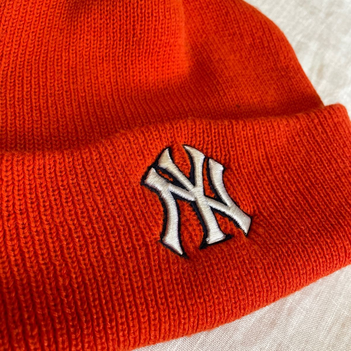 NY ヤンキース ニット帽 ニットキャップ ビーニー yankees old