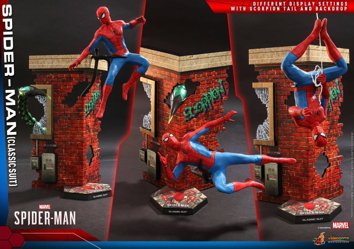 VGM48 ホットトイズ 1/6 フィギュア スパイダーマン クラシック・スーツ