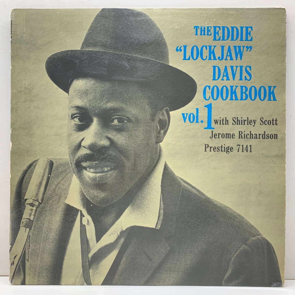 良再生!! MONO 深溝 RVG刻印『The EDDIE Lockjaw DAVIS Cookbook』渾身のバラード But Beautiful ほか Jerome Richardson, Shirley Scott