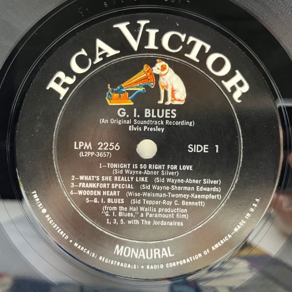 Rare!![ Perfect прекрасный товар ]MONO кусачки глубокий паз US первый период Press ELVIS PRESLEY G.I. Blues L vi s* Press lease Lee фильм G.I. блюз 