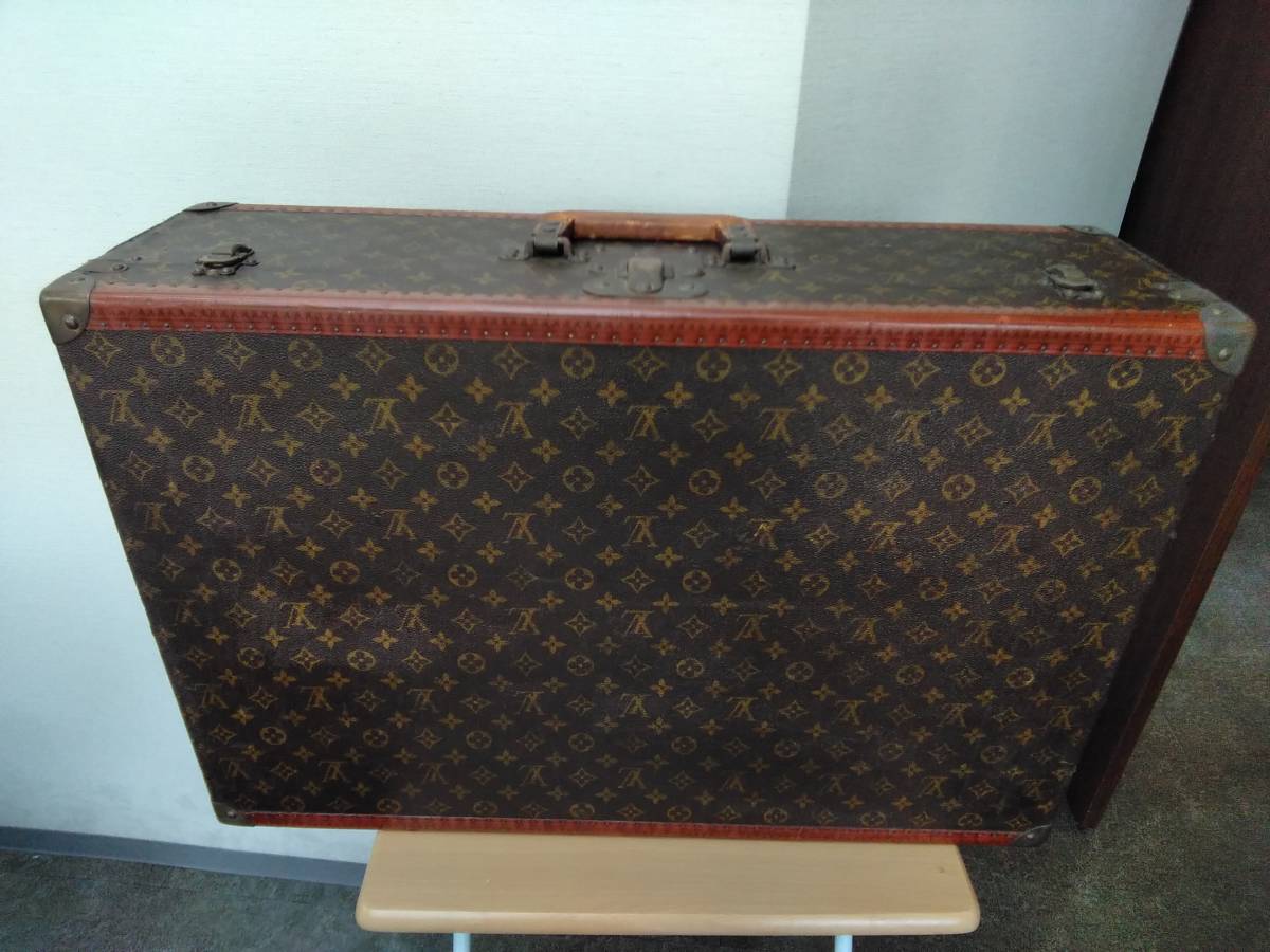 ルイヴィトン LOUIS VUITTON LV モノグラム 70×47×21cm 旅行用 アンティークトランクケース