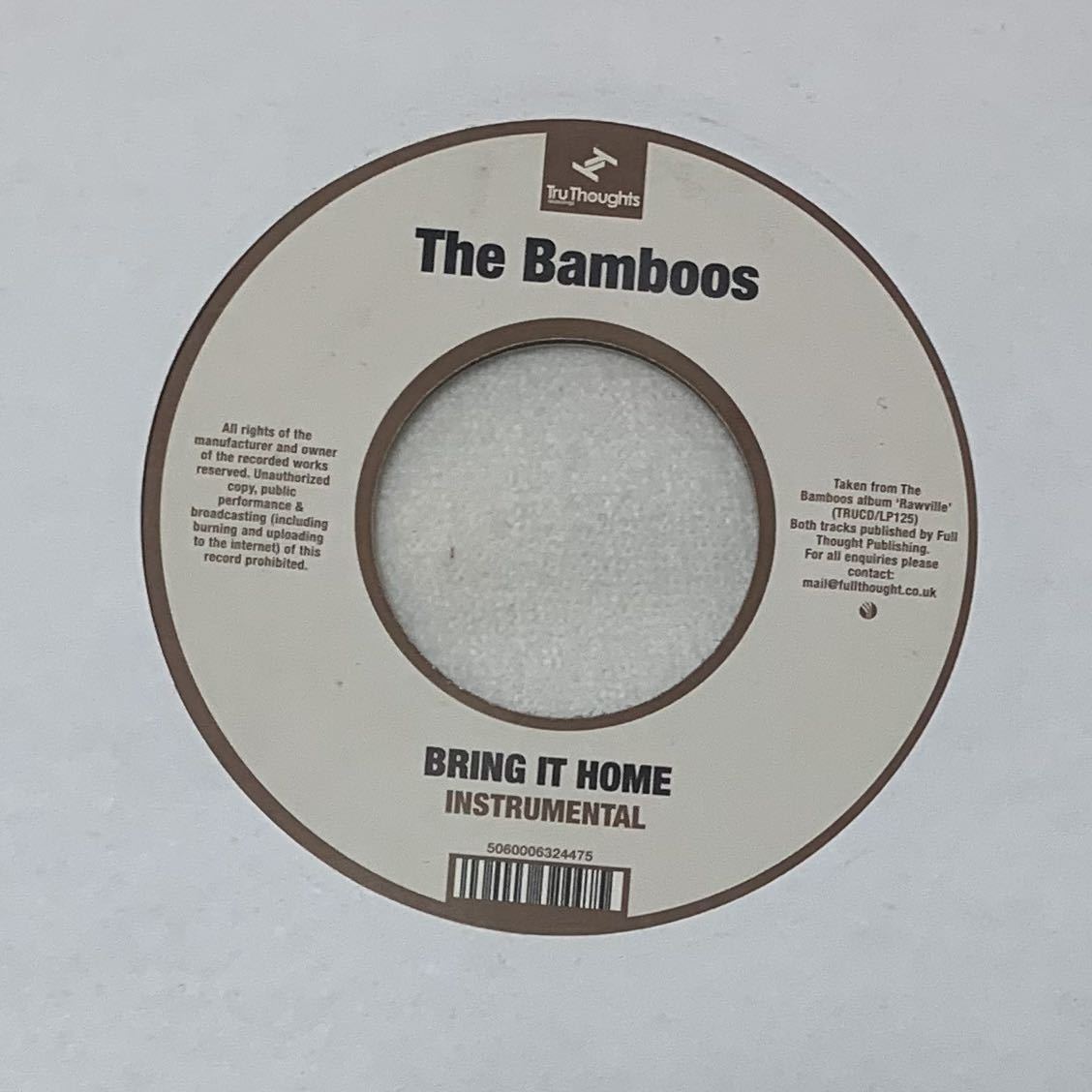 The Bamboos /Bring It Home feat. Alice Russell (7') funk soul deepfunk funk45 7inch_画像1