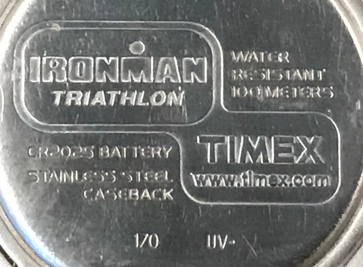 SS-1069■送料込■TIMEX IRONMAN TRIATHLON 30 LAP START SPLIT デジタル腕時計 メンズ 防水 アンティーク 36g●ジャンク扱い/くATら_画像10