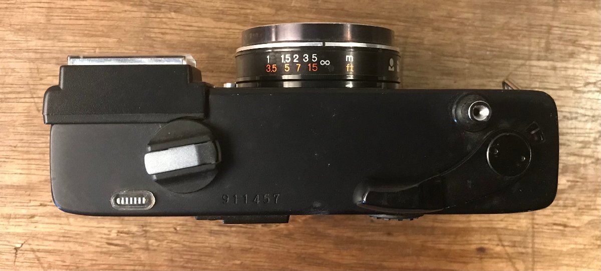 SS-1201■送料込■KONICA C 35 EF HEXANON 一眼レフカメラ フィルムカメラ 342g●ジャンク扱い/くATら_画像7