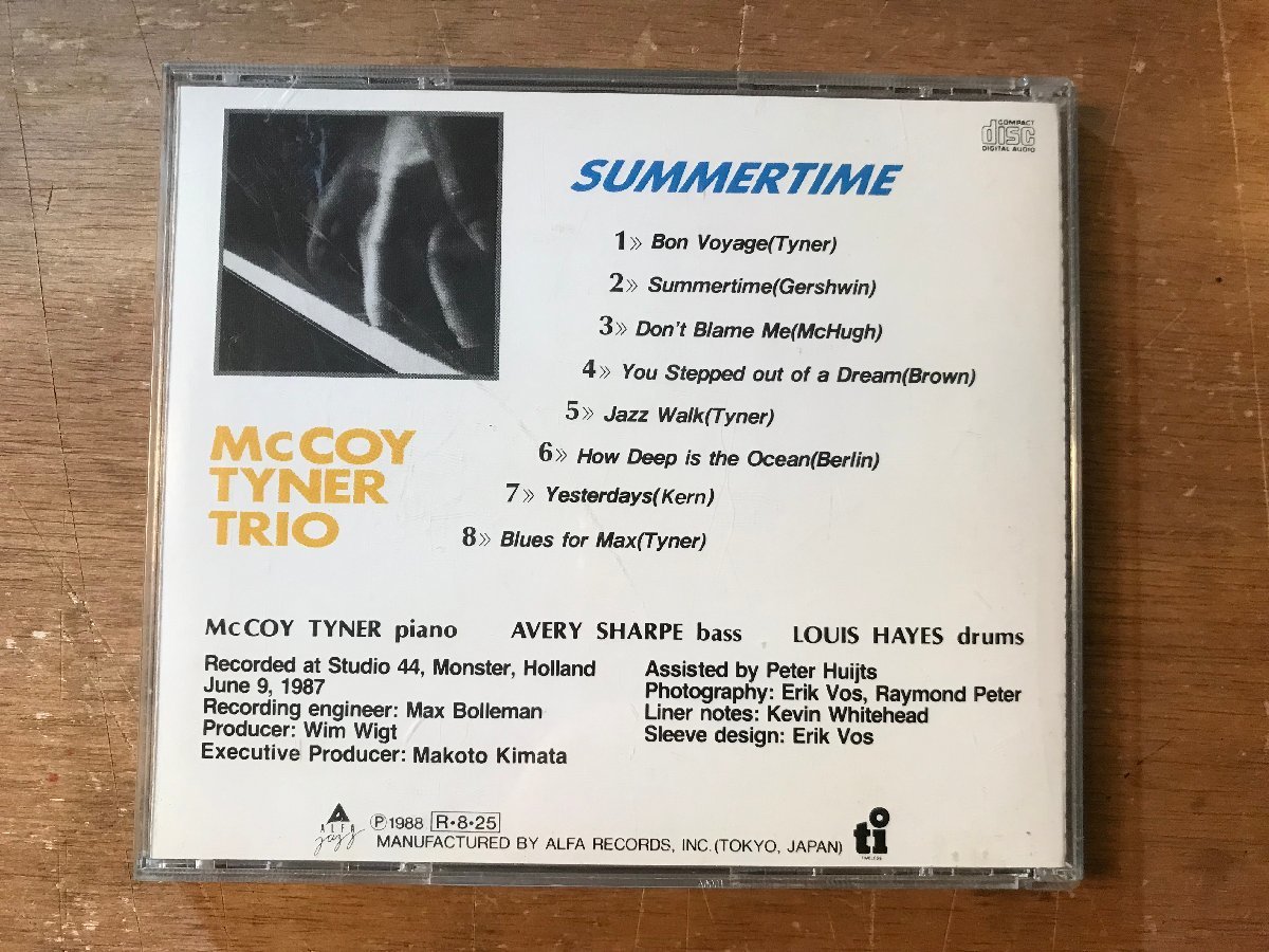 UU-456 ■送料込■ SUMMERTIME McCoy Tyner Trio マッコイ・タイナー ジャズ ピアニスト CD 音楽 MUSIC /くKOら_画像2