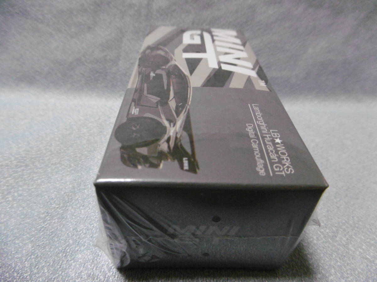 未開封新品 MINI GT 398 LB★WORKS Lambourghini Huracan GT Digital Camoufouge 左ハンドルの画像2