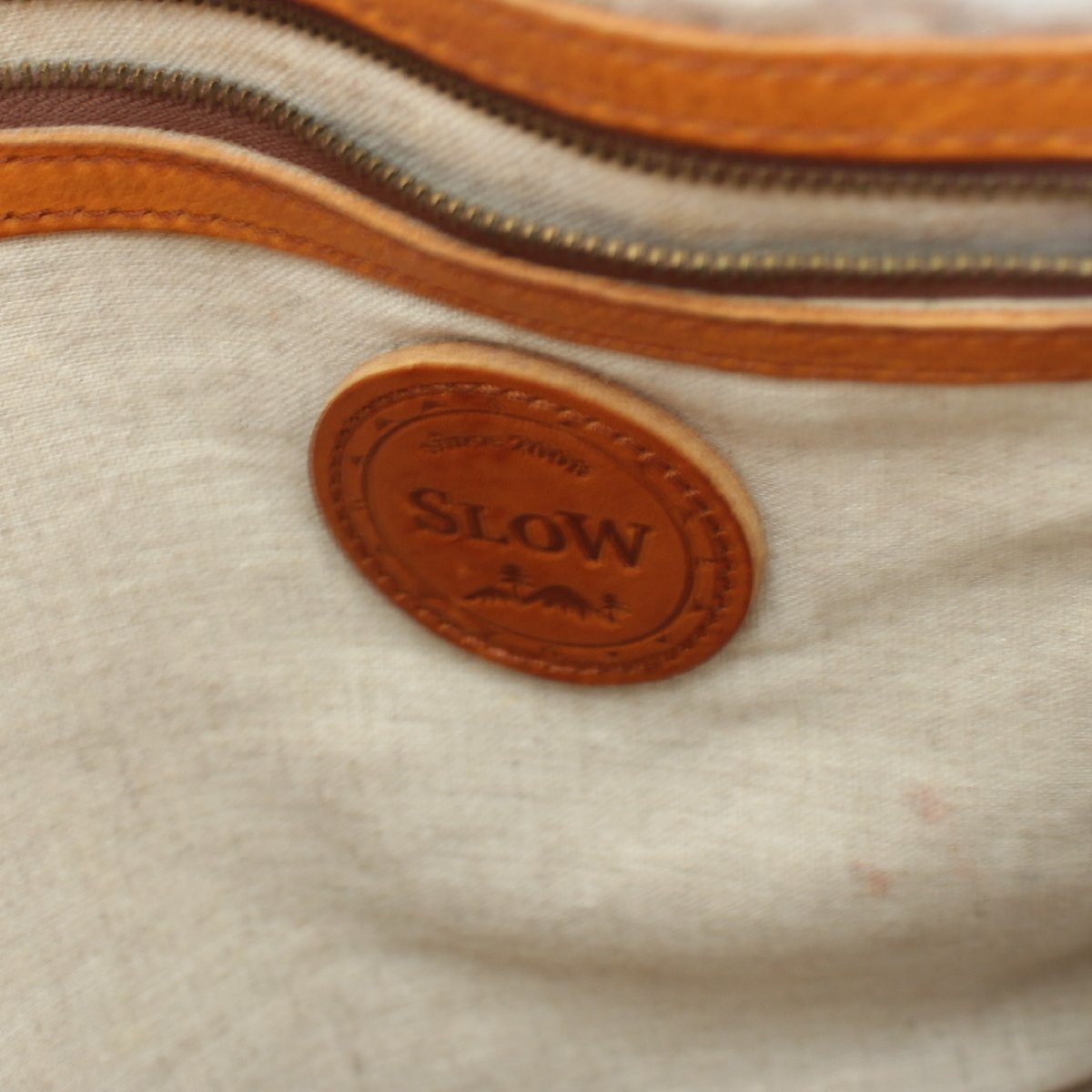 SLOWs low leather bag bono polis shoulder bag Tochigi leather bright tea color (w-1320818)