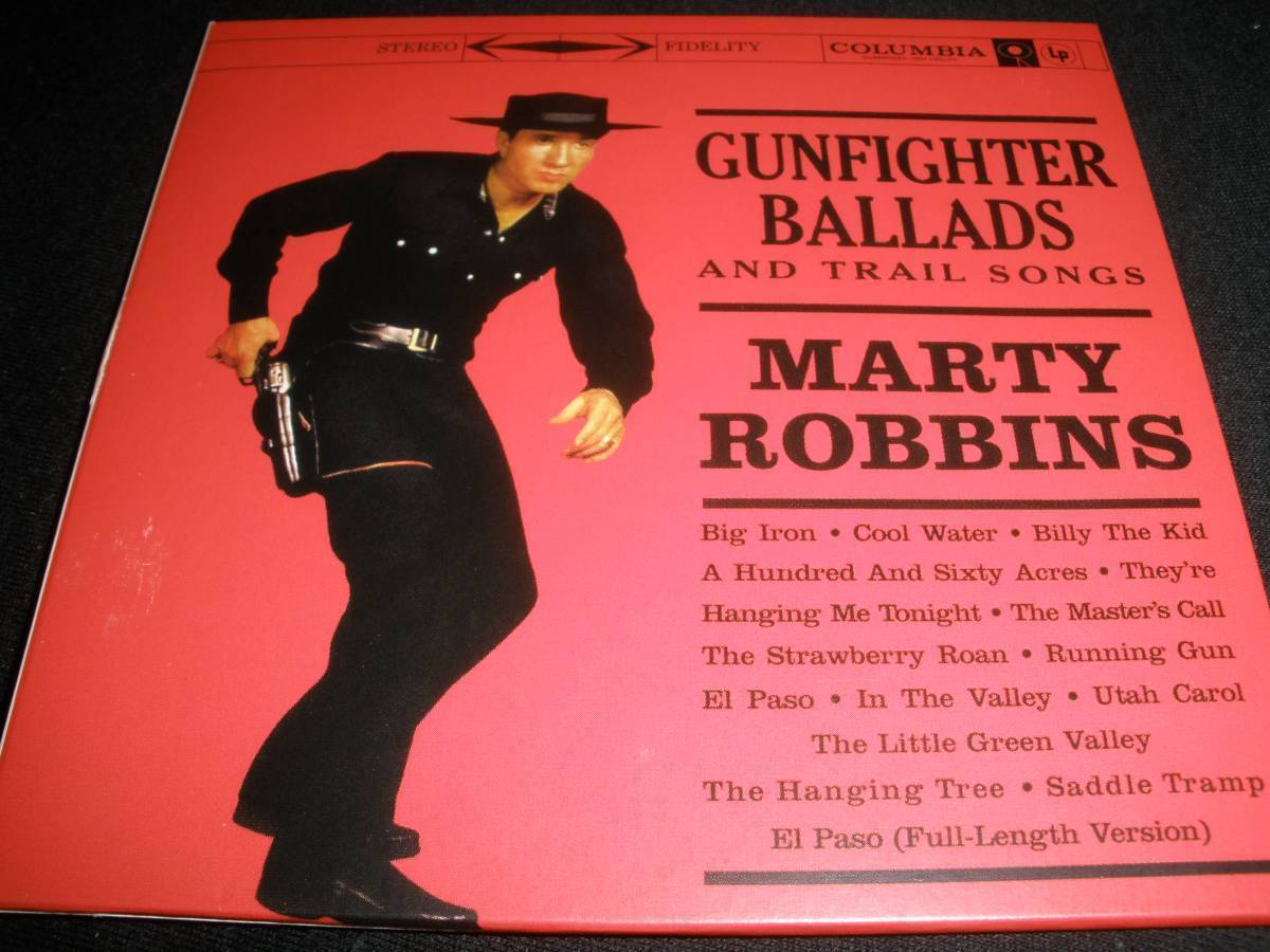 マーティ・ロビンス ベスト カントリー バラード Marty Robbins Gun Fighter Ballads and Trail Songs オリジナル 紙ジャケ 美品_マーティ・ロビンス ベスト