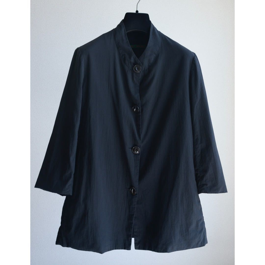 Mサイズ CASEY VIDALENC 2000s COTTON SHORT SLEEVE JACKET col.BLACK size.38