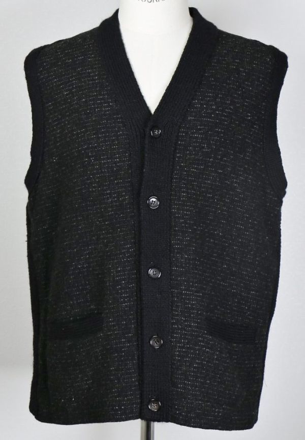 初期 COMME des GARCONS HOMME コムデギャルソンオム ニット カーディガン ベスト cardigan vest デカオム b7059