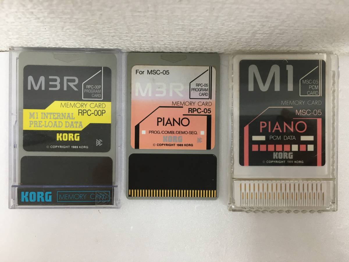 ○○E096 KORG M1用 M3R用 メモリーカード PIANO MSC-05 RPC-00P RPC