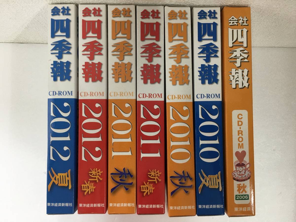 ★☆E147 Windows XP 四季報 2006年 2010年 2011年 2012年 7本セット☆★_画像1