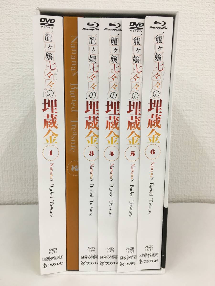 高い品質 未使用に近いDVD C552 Blu-ray 収納BOX付き 全6巻 龍ヶ嬢七々