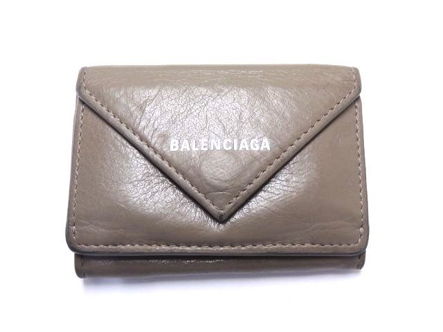 ファッションなデザイン グレー系 ペーパーミニ 391446 □ 財布 3