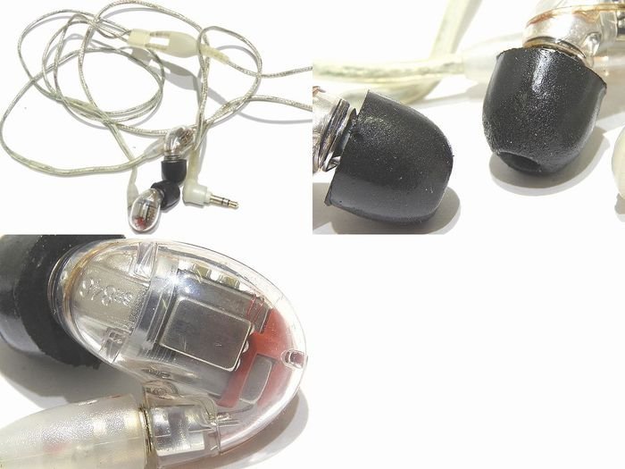 国内外の人気 高遮音性イヤホン SE846-CL-A SHURE まだ美品 ☆ 5H 高