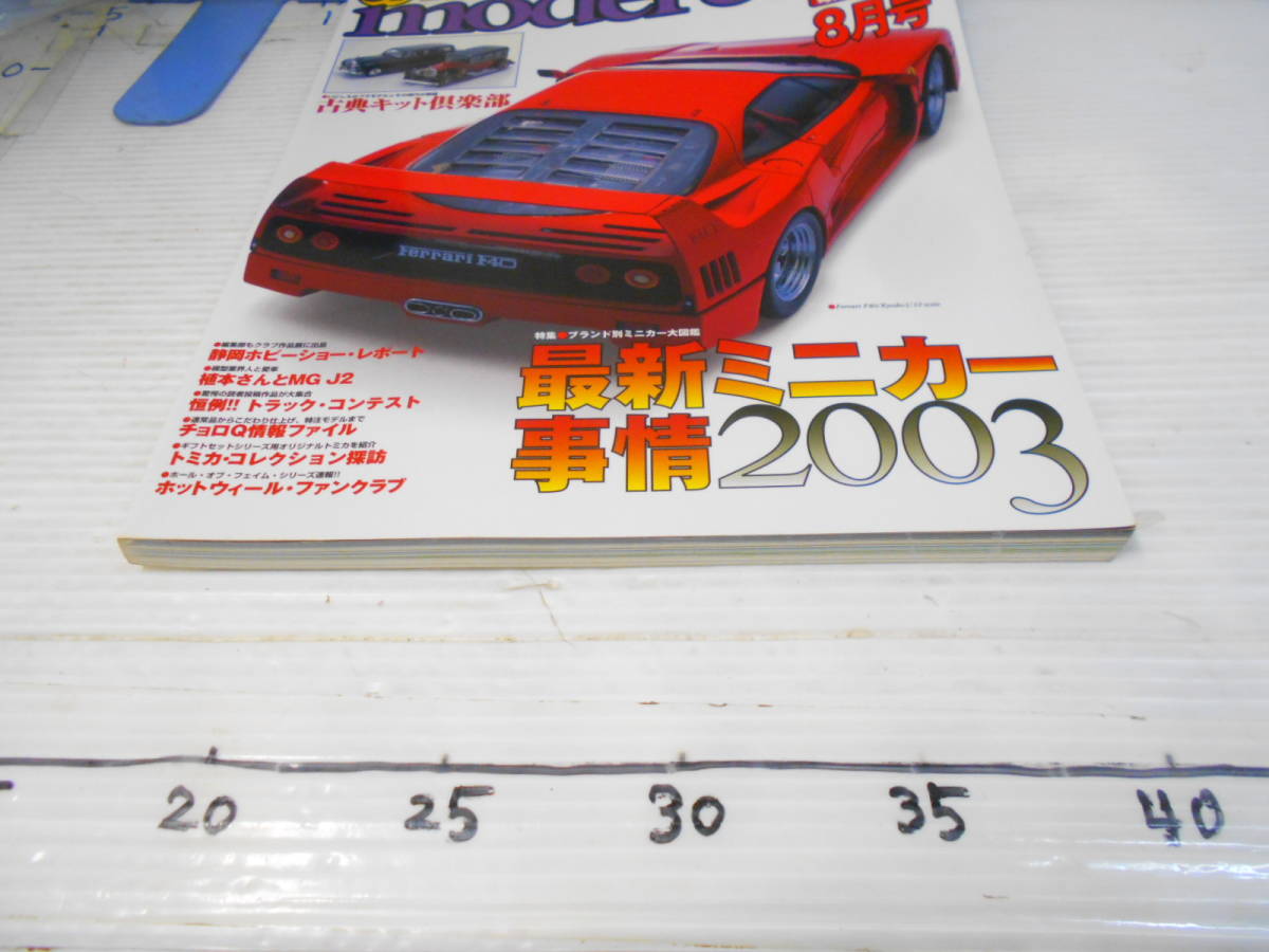 モデルカーズ　８７　２００３－８　最新ミニカー事情２００３　古典キット倶楽部　自動車模型の専門誌_画像6