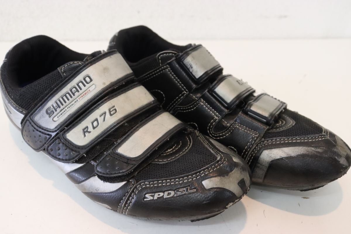 ▲SHIMANO シマノ SH-R076G EU41 サイズ25.8cm ROAD/MTB兼用 ビンディングシューズ_画像1