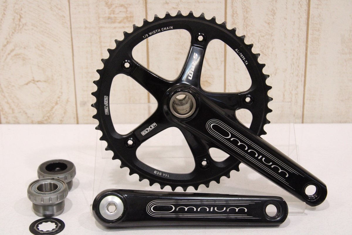 ★SRAM スラム OMNIUM GXP 1x1s 167.5mm 48T シングル用 クランクセット 美品