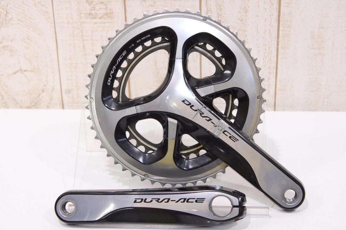 ★SHIMANO シマノ FC-9000 DURA-ACE 172.5mm 52/36T 2x11s クランクセット BCD:110mm
