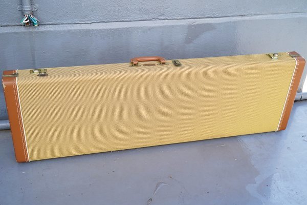 Fender G &amp; G Deluxe Case Case Tweed для Preciss Bass Fender Precision Base для твидового твердого корпуса Plebe