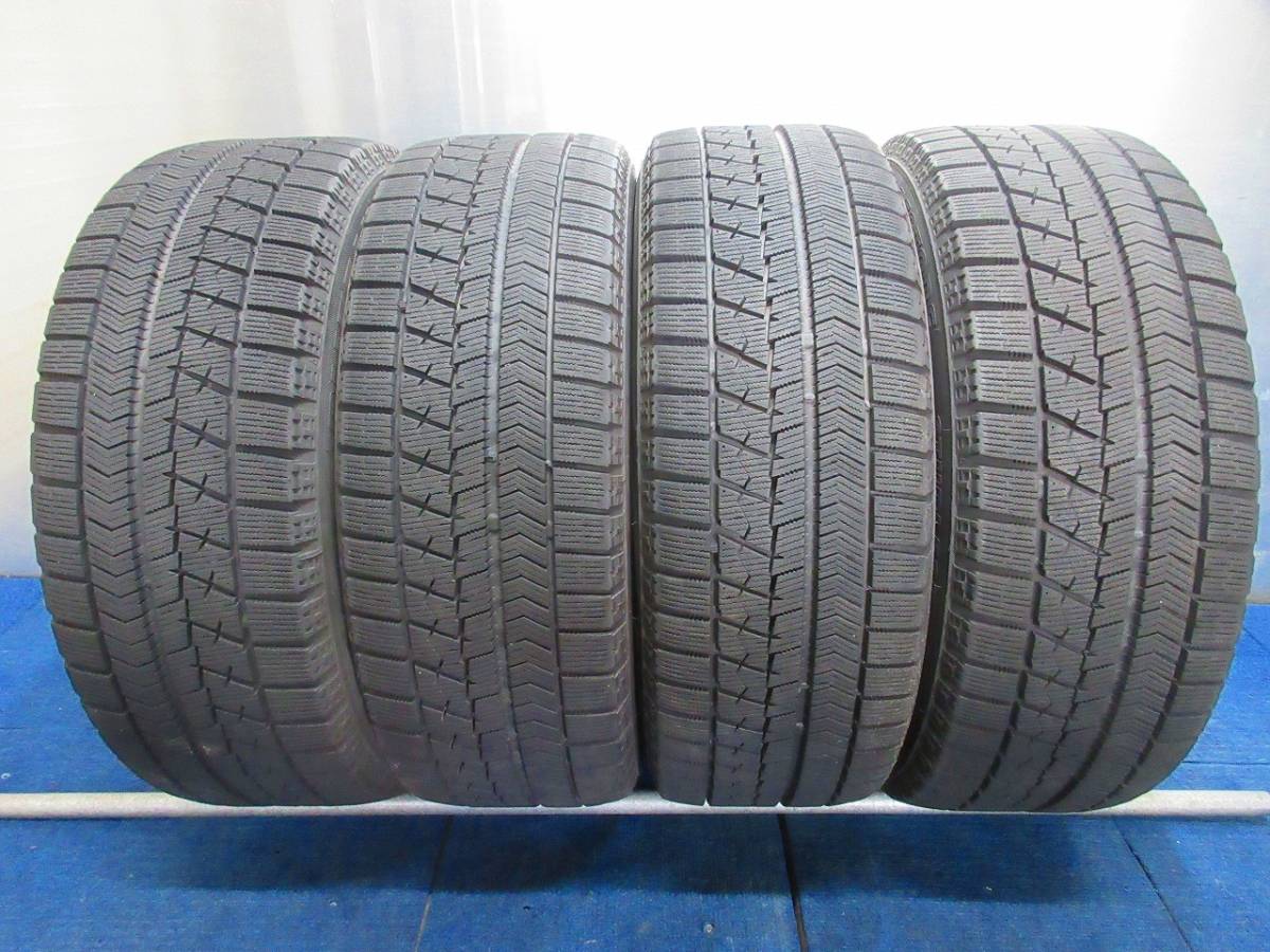 ★8.5分山★18年製★ ブリヂストン VRX 185/55R15　社外ホイール 15×6J +38 4H-100 4本セット スタッドレス パッソ・bB・デミオ等　A189_画像2